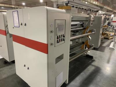 中国 High Speed Paper Slitting Equipment Opp Cpp Pet Film Paper Roll Slitting Rewinding Machine 販売のため