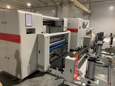 Китай Fully automatic high-speed kraft paper, copperplate paper, coated paper, printing paper rewinding and slitting machine продается