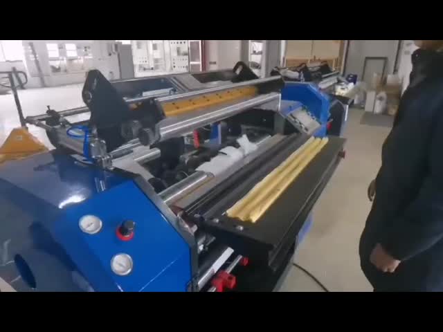 The slitting machine for supermarket cash register paper