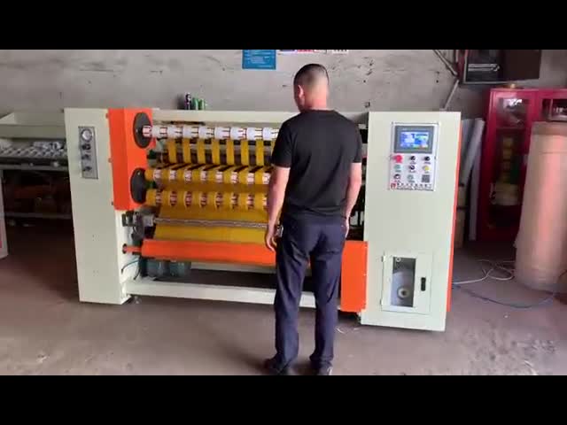 Tape paper slitting machine