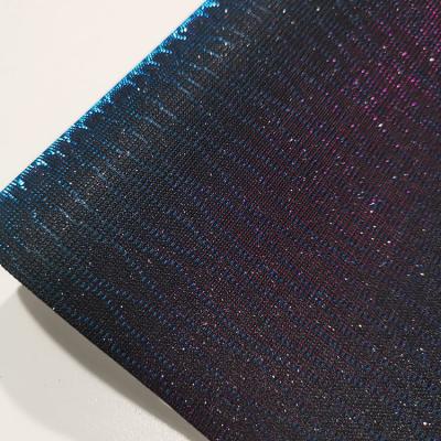 China 50m/Roll Embossed Abrasion Resistant Glitter Leather Fabric for sale