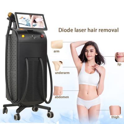 China CJ Diode Laser 3 Wave Laser 755 808 1064nm America Diode Best Laser Hair Removal Machine Price for sale