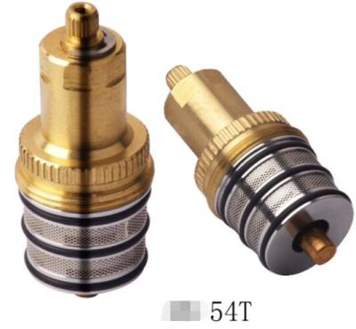 China 57%Pb Ceramic Tap Thermostatic Mixing Valve Nickel Plated for sale