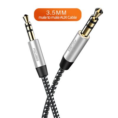 China Focuses 3.5MM Stereo Aux Cable Male To Male Stereo Audio Cable for sale
