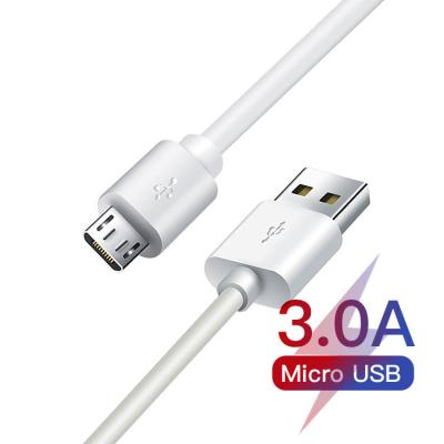 China Cargador rápido del PVC 3.0A USB del cable micro no tóxico del teléfono en venta