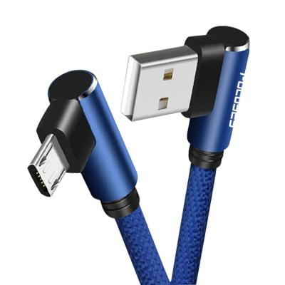 중국 L Shape RoHs Right Angle Charging Cable Android USB Charging Cable 판매용
