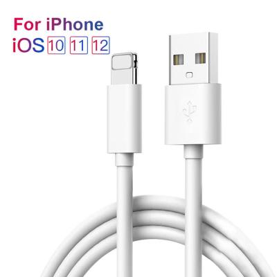 China TPE PVC 3ft 6ft IPhone Charger Cable MFi 2.4A For Apple IPhone for sale