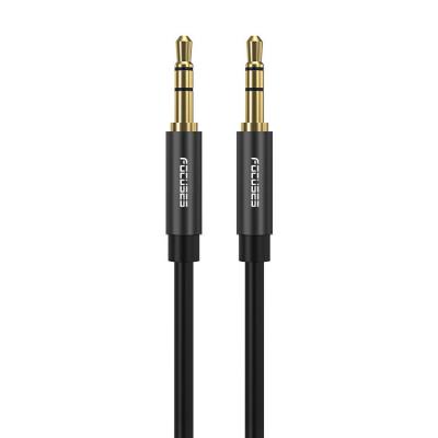 China FCC Beveled Stepdown Male To Male Stereo Audio Aux Cable For Cellphone for sale