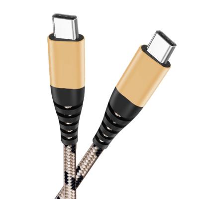 China 10Gbps 3.5 Mm USB Charging Cable 100Wstt USB C To USB C Charging Cable for sale