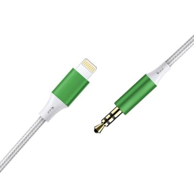 China MFI 8Pin Stereo Aux Cable Lightning To Audio Jack Cable for sale