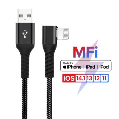 China MFi certificó el cable trenzado el 10FT de nylon de encargo del relámpago para IPhone en venta