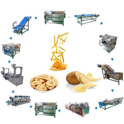 China Electric Gas Frozen French Fries Production Line , Frozen French Fries Equipment for sale