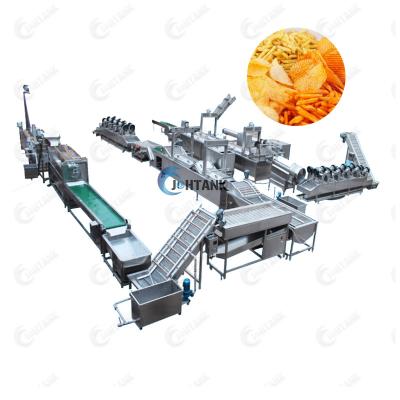 China Natural Instant Electric Potato Finger Chips Machine 2000kg/h for sale