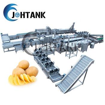 China 380kW Fully Automatic Potato Chips Making Machine for sale