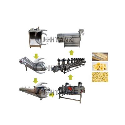 China Small Scale Fully Automatic French Fries Machine 500kg/H for sale