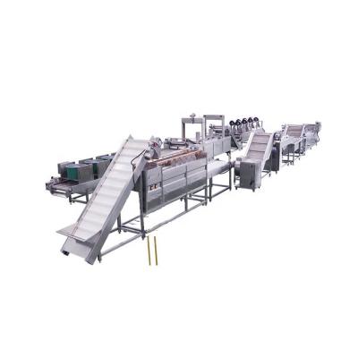 China Automatic French Fries Chips Potato Chips Production Line 2000kg/hr for sale
