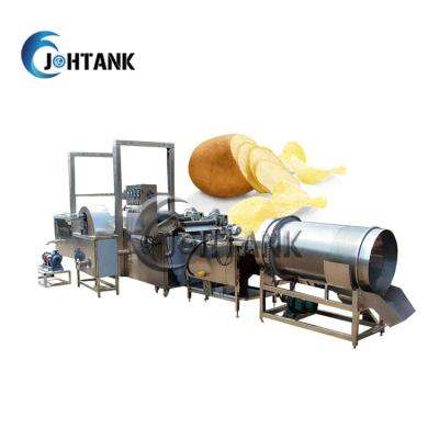 China 500kg/h el plátano completamente automático Chips Making Machine Potato Frozen frió en venta