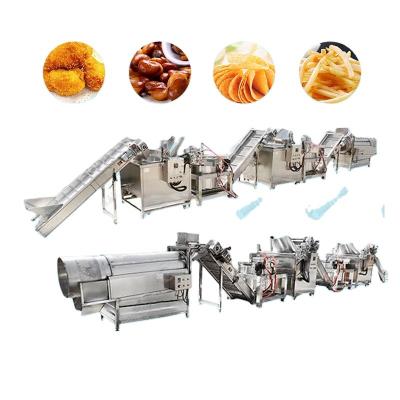 Chine pommes frites 1000kg/H fabriquant la machine complètement automatique à vendre