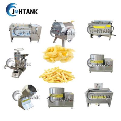 China batatas fritas congeladas 2000kg/h que fazem a pequena escala da máquina, banana Chips Making Machine à venda