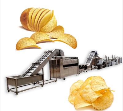 China linha de processamento congelada petisco das batatas fritas 500kg/h à venda