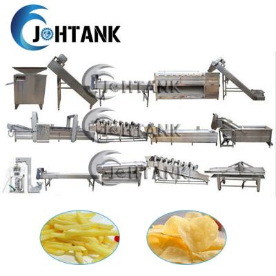 China SUS304 Fully Automatic Potato Chips Making Machine 500kg/H for sale