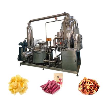 China Fruit Vegetables Vacuum Fryer Machine 500kg/h for sale