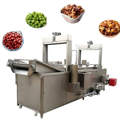 China Peanut Frying Continuous Automatic Snacks Frying Machine for sale