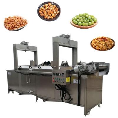 China Fried Chicken Cutlet Meatballs Continuous Deep Fat Fryer for sale