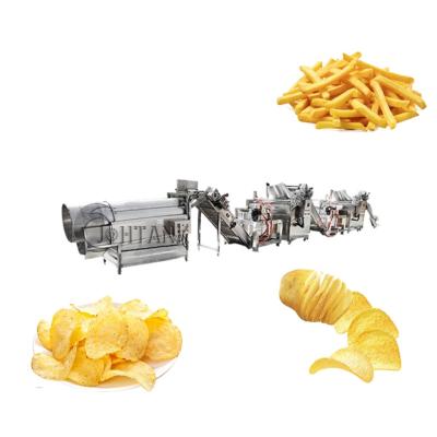 China 200kg/H Frozen French Fries Production Line , Fully Automatic Chips Making Machine for sale