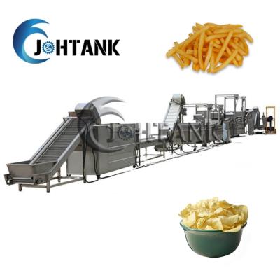 China Compound Full Automatic Potato Chips Making Machine , Fried Plantain Chips Production Line for sale