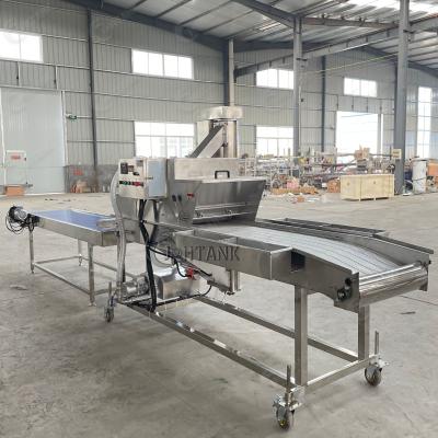 China Battering Crumbs Breading Chicken Coating Machine Seafood Cooking for sale