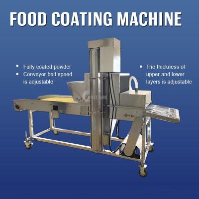 China Automatic Batter Breading Machine For Fried Onion Rings Chicken Tempura for sale