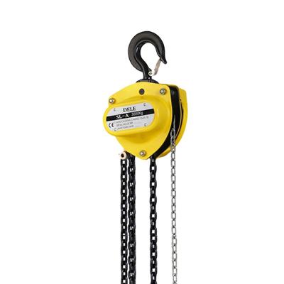 China SLA 1ton manual movable chain pulley block chain hoist for sale