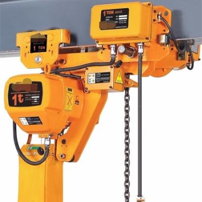 China Good Price HKDL0101SD Double Speed Chain Electric Chain Hoist Crane Lifter With Electric Trolley for sale