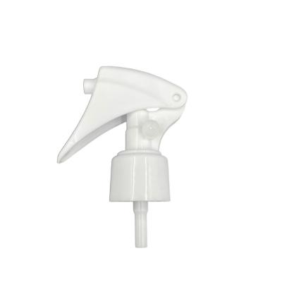 China Mini Plastic Trigger Sprayer Pump Button Lock 0.3ml PE Gasket for sale