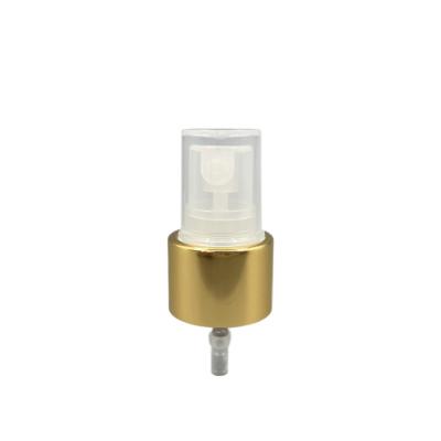China Gold Fine Mist Pump Sprayer 20/410 Aluminum Closure 0.12ML 0.16ML for sale