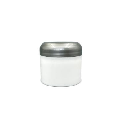 China Round Plastic Cosmetic Jars Travel Set 50g Containers Hot stamping With Different Pattern for sale
