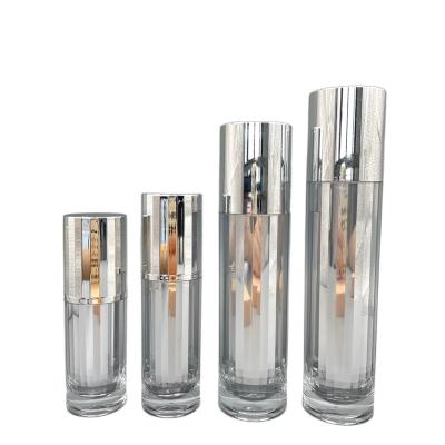 China High End Cosmetic Pump Bottle Skincare Packaging 30ml Metallized for sale