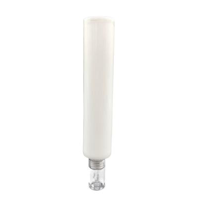 China Empty Cream Eye Gel Tube Dropper 35ml 70ml Capacity 30mm Diameter With Clear Cap for sale