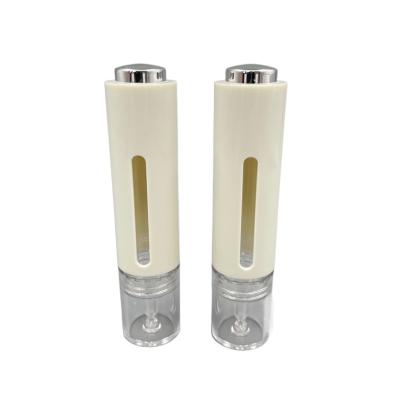 China 15ml Luxury Essential Oil Roller Bottles Mini Droppe ABS Button Press High Quality With Window for sale