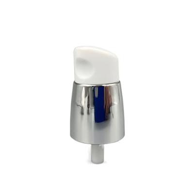 China Silver Plastic Treatment Pump 0.2ML/T Hand Moisturiser 20/410 Metallized Closure for sale