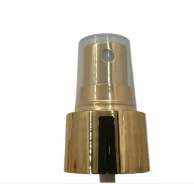 China Galjanoplastia Rose Gold Closure 24/410 primavera de aluminio del actuador 304 de la bomba del espray de perfume en venta