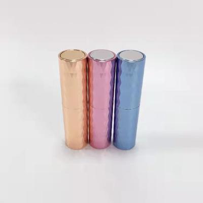 China 8ML Aluminum Cover Customized Design Luxury Refillable Perfume Spray Glass Bottle for sale