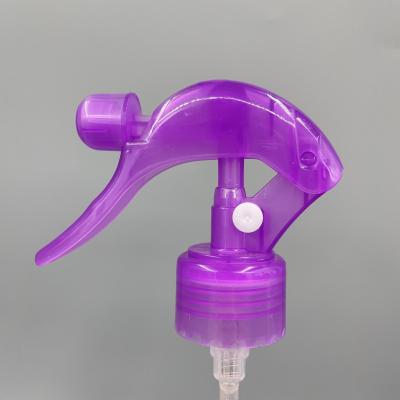 China Big Output Mini Trigger Sprayer Nozzle 24/410 28/410 PE Gasket 055ml Dosage for sale