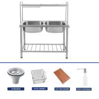 Chine Rétangle double cuvette évier de cuisine sous-montage 780 * 430 pour votre cuisine moderne à vendre