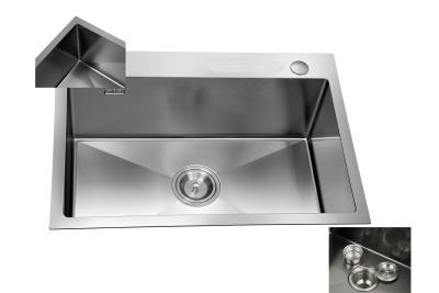 China Apartment Matte Black Kitchen Sink Stainless Steel Mounting Hardware Included Perfect for Compact Spaces for sale