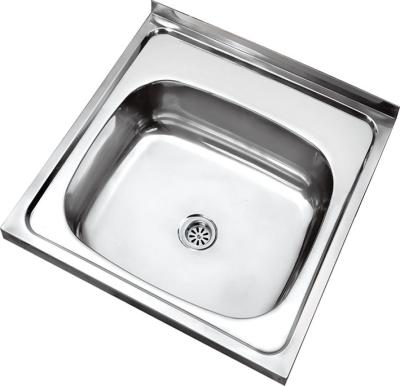 China 22 Gauge 33x22 Drop In Stainless Steel Single Bowl Sink Noise Elimination for sale