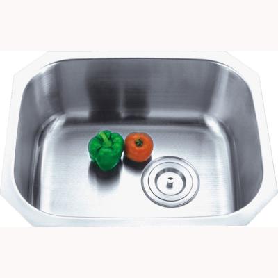 China Undermount Stainless Steel Single Bowl Sink Electroplated UPC Standard for sale