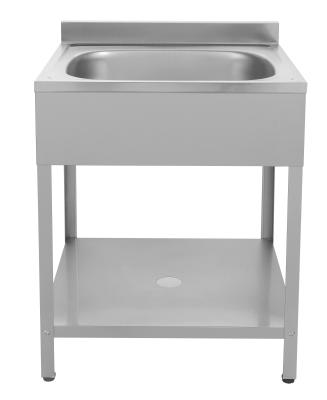 China 80cm Farmhouse Outdoor Stainless Steel Sink Stand One Bowl for sale