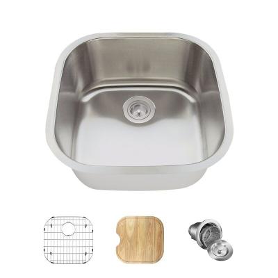 China SUS304 Undermount Stainless Steel Kitchen Sink Egypt 440*390*200mm for sale